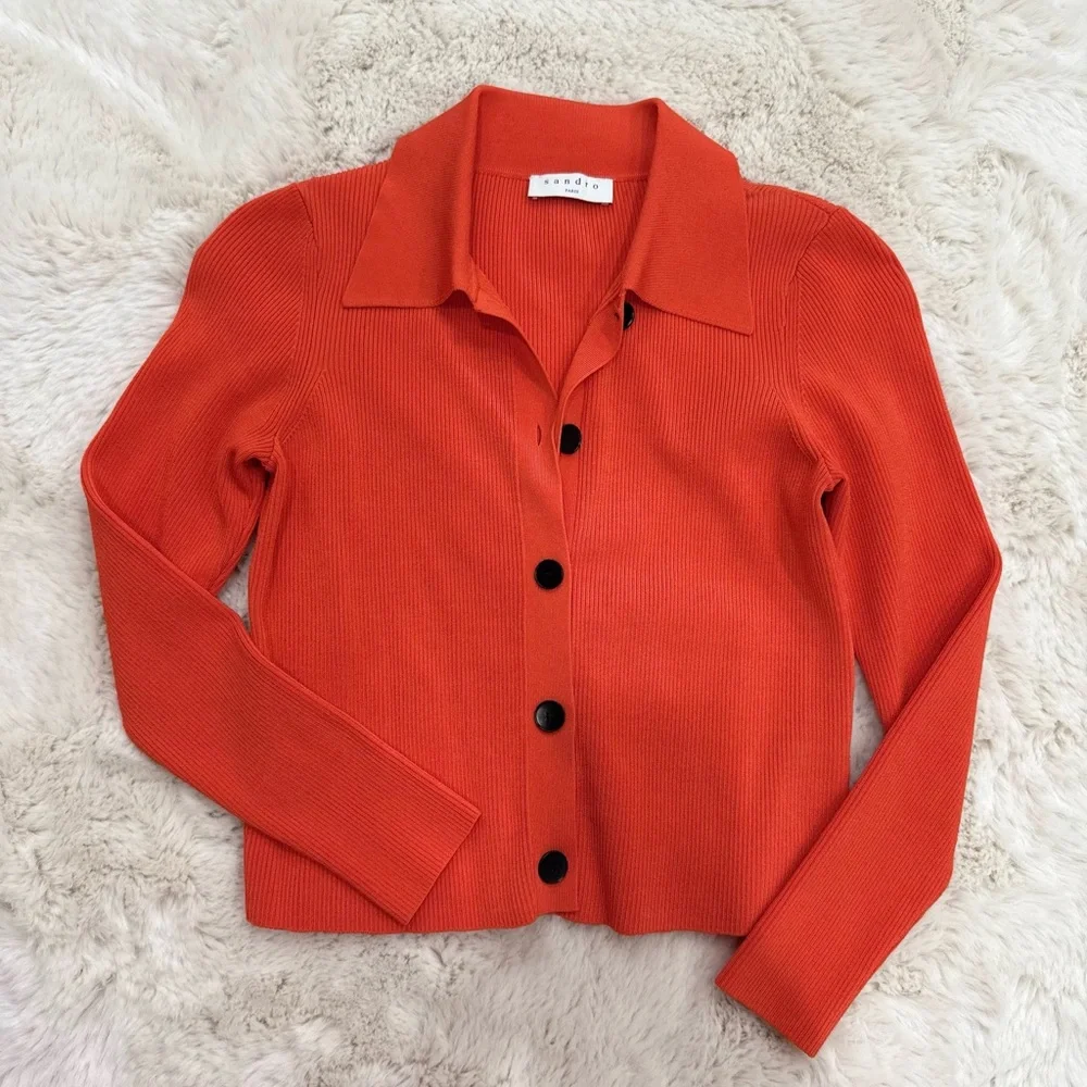 Sandro Ribbed button-front
Cardigan
Size S/1 - Picture 7 of 9